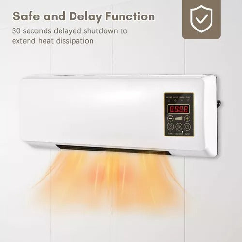 CALEFACTOR CON VENTILADOR DE PARED
