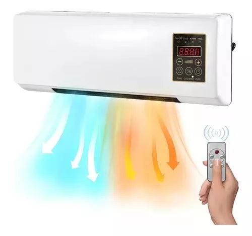 CALEFACTOR CON VENTILADOR DE PARED