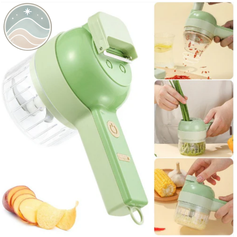 Picadora de verduras eléctrica portátil